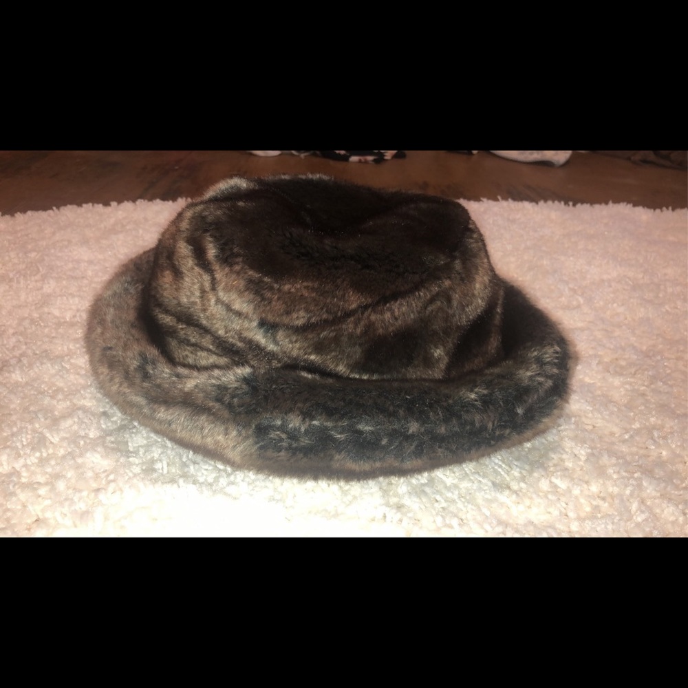 Liz Claiborne Brown Fur Hat